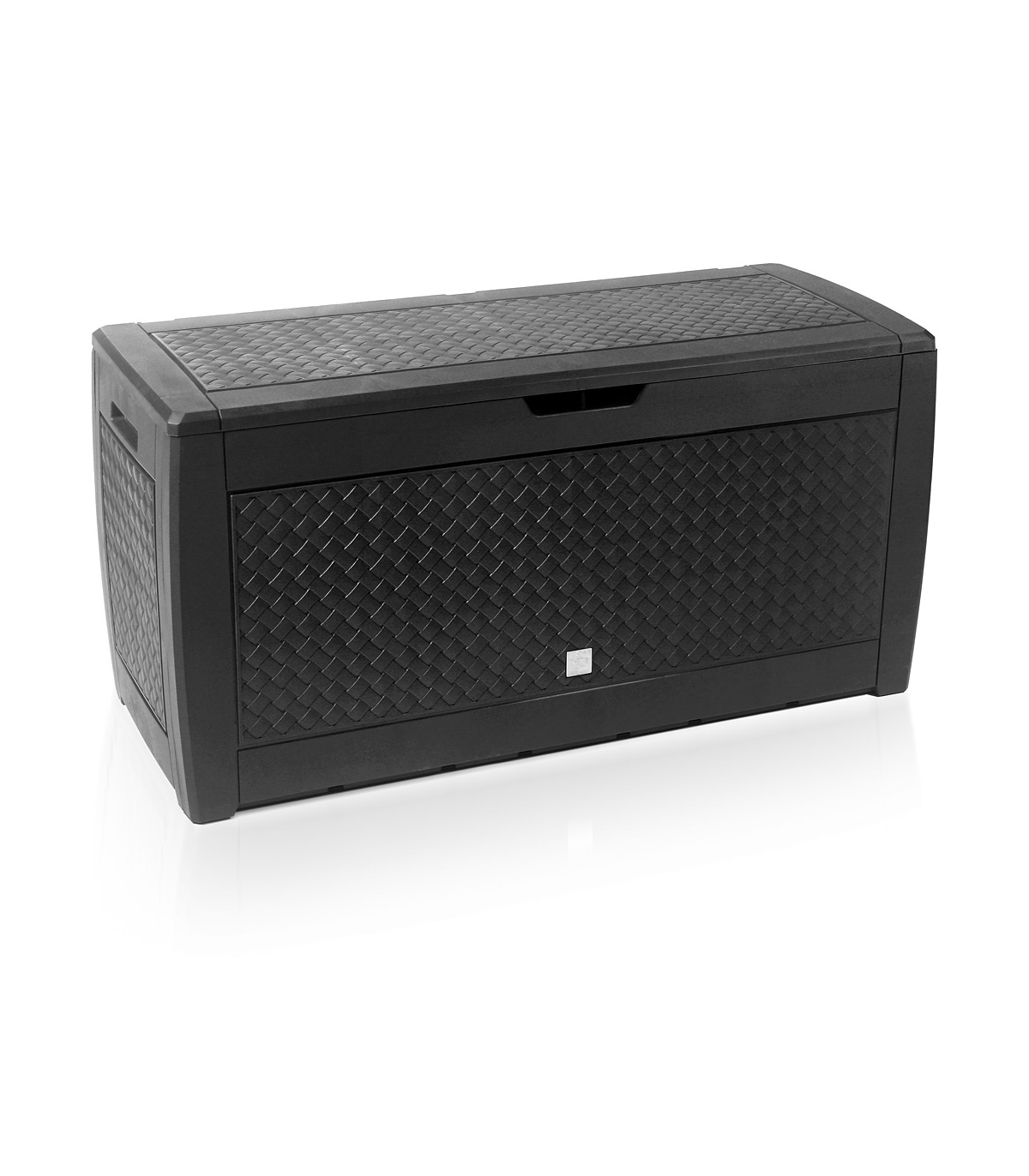 Banca/cutie cu spatiu depozitare cu roti 310 L Rato, Antracit, 119 x 48 x 60 cm