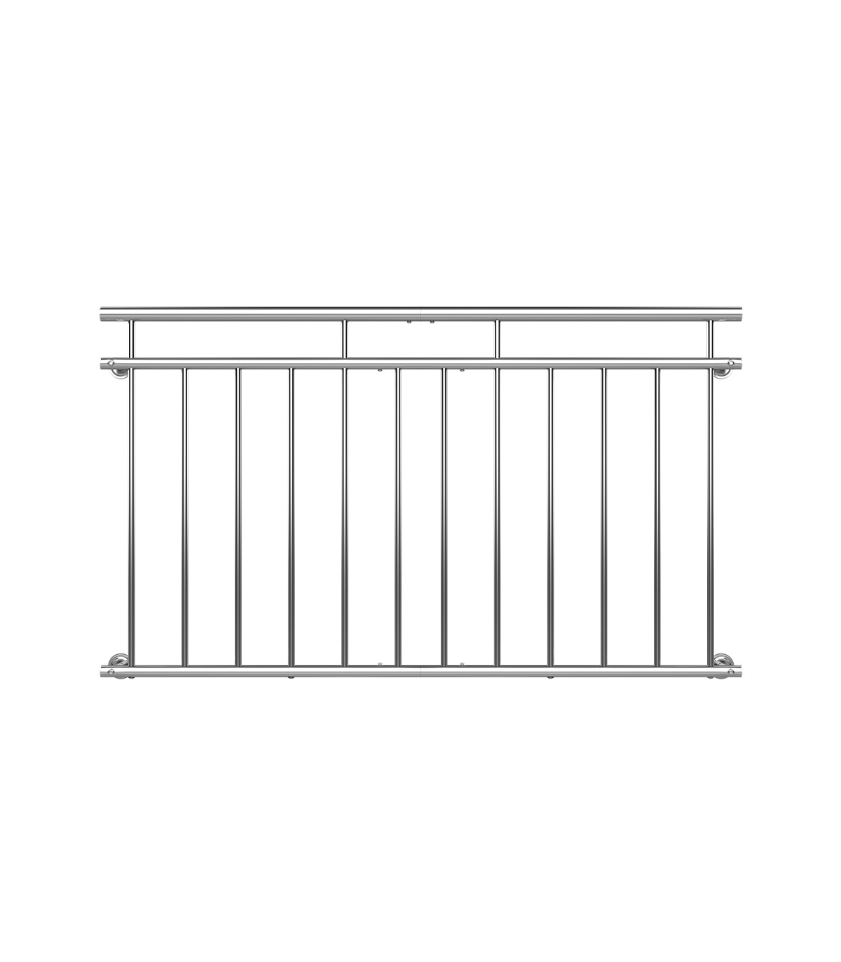 Balustrada balcon/terasa franceza, Inox, 90 x 156 cm