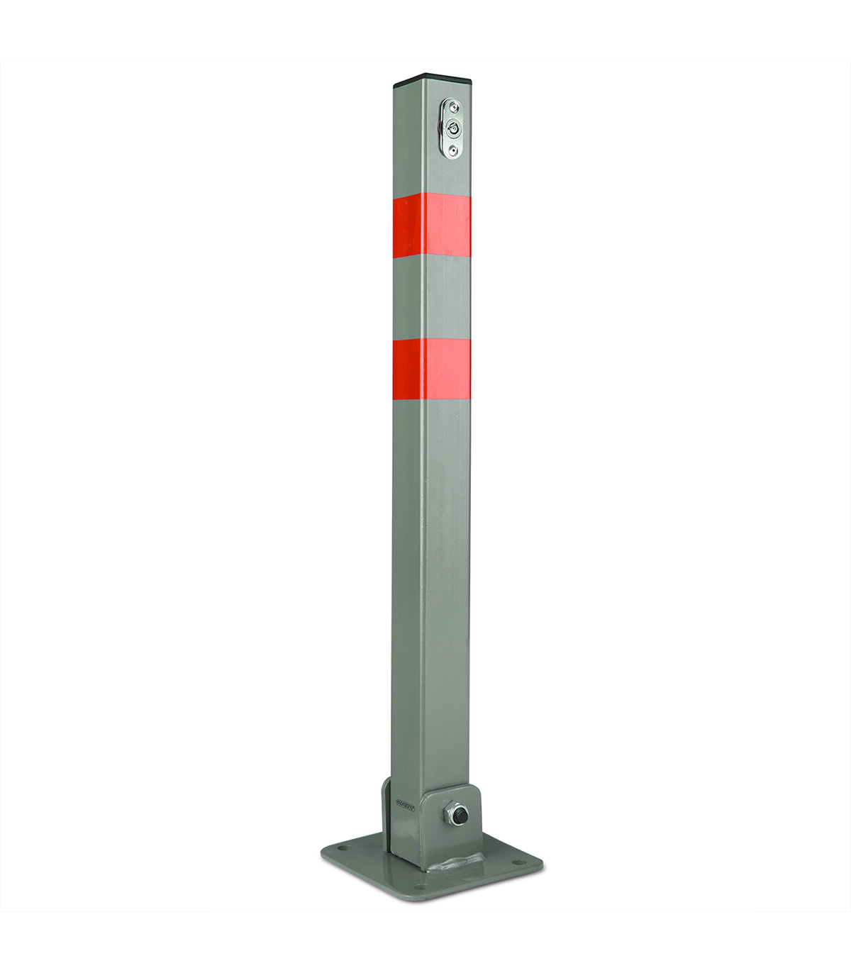 Bara parcare cu chei, Gri/Rosu