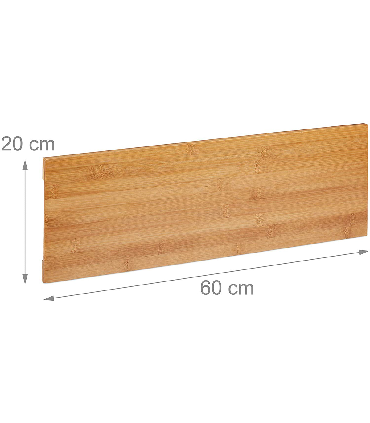 Tocator stabil din Bambus, Natur, 60 x 20 cm