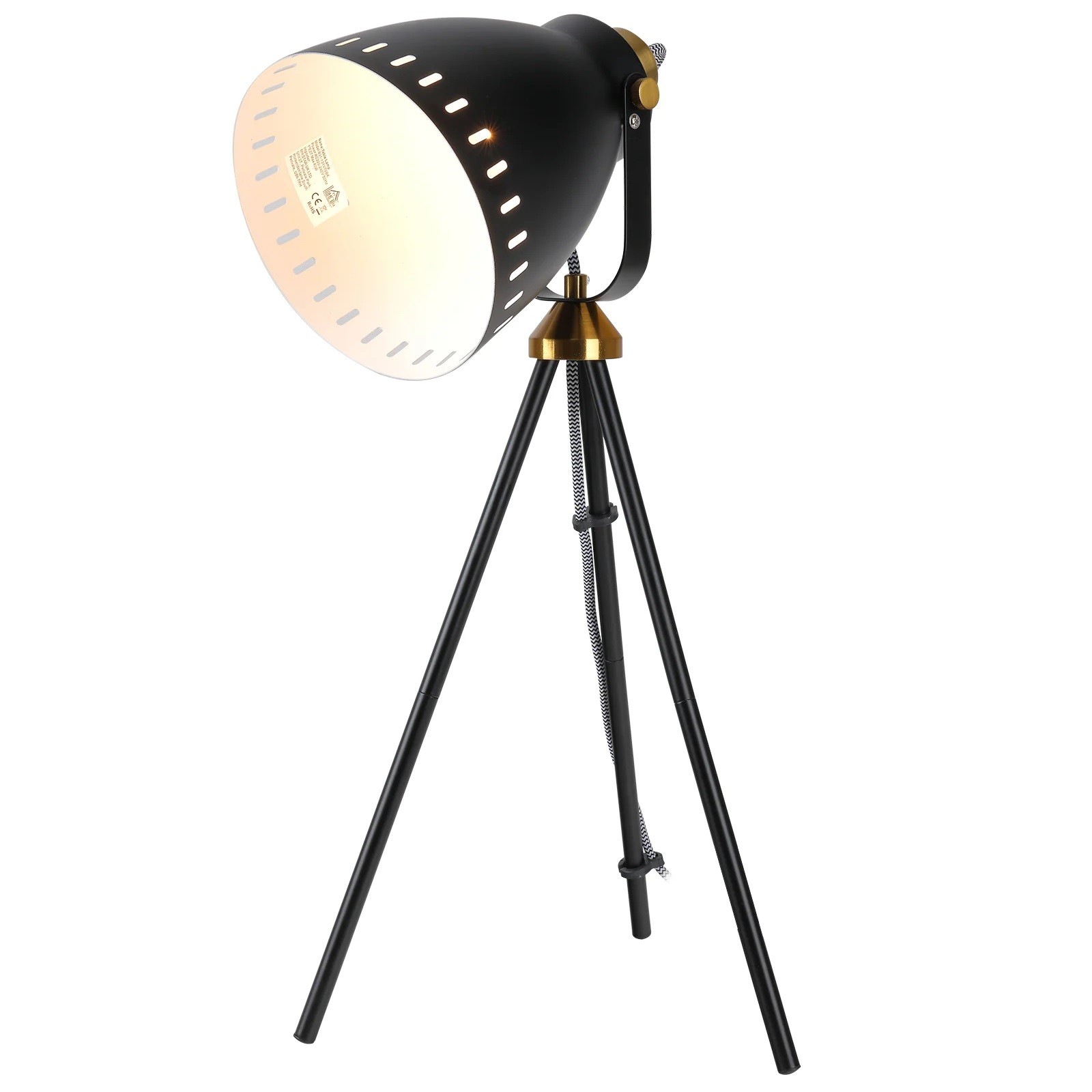 Veioza Discover, Negru, 51 cm