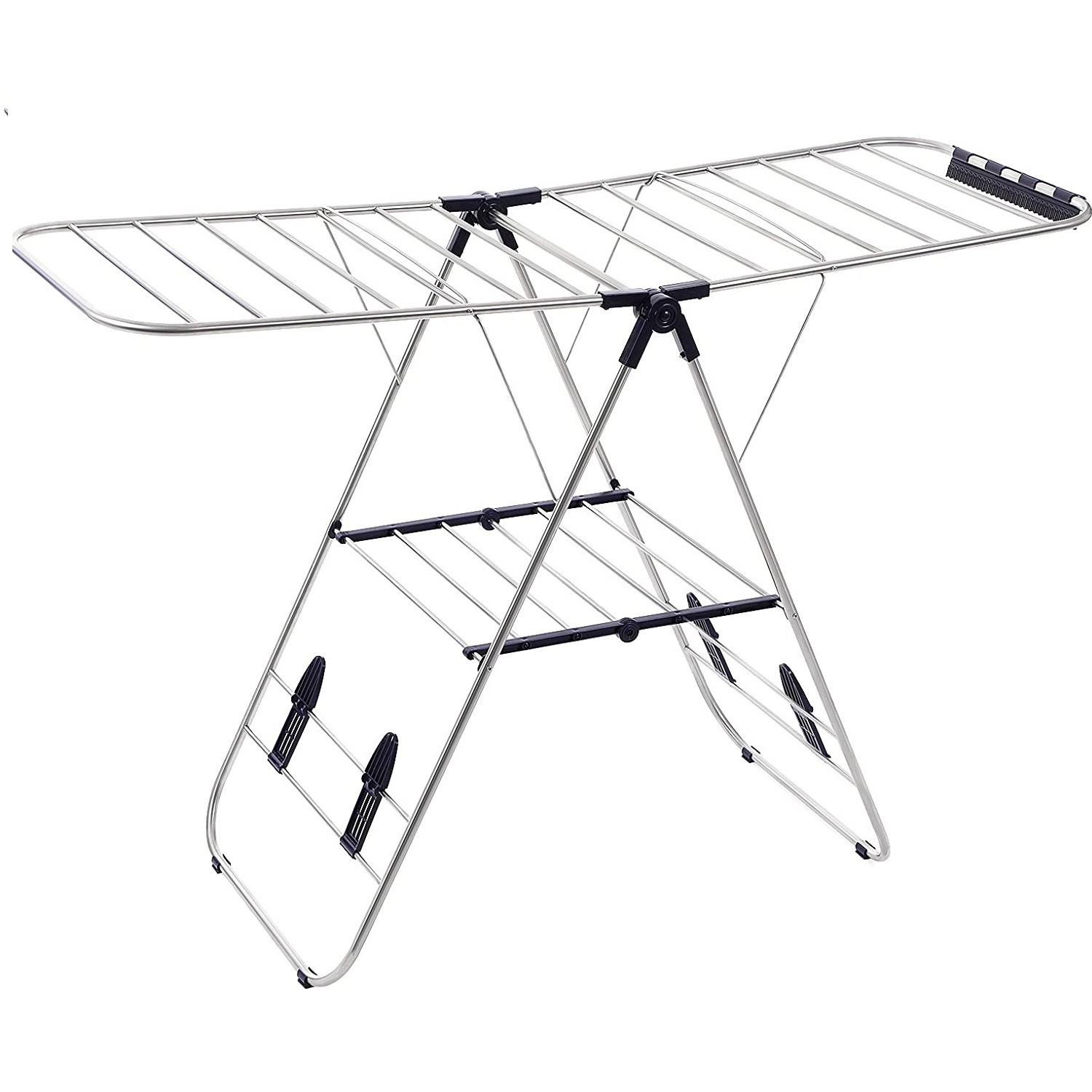 Uscator de rufe 16 m lungime de uscare, Pliabil, Inox