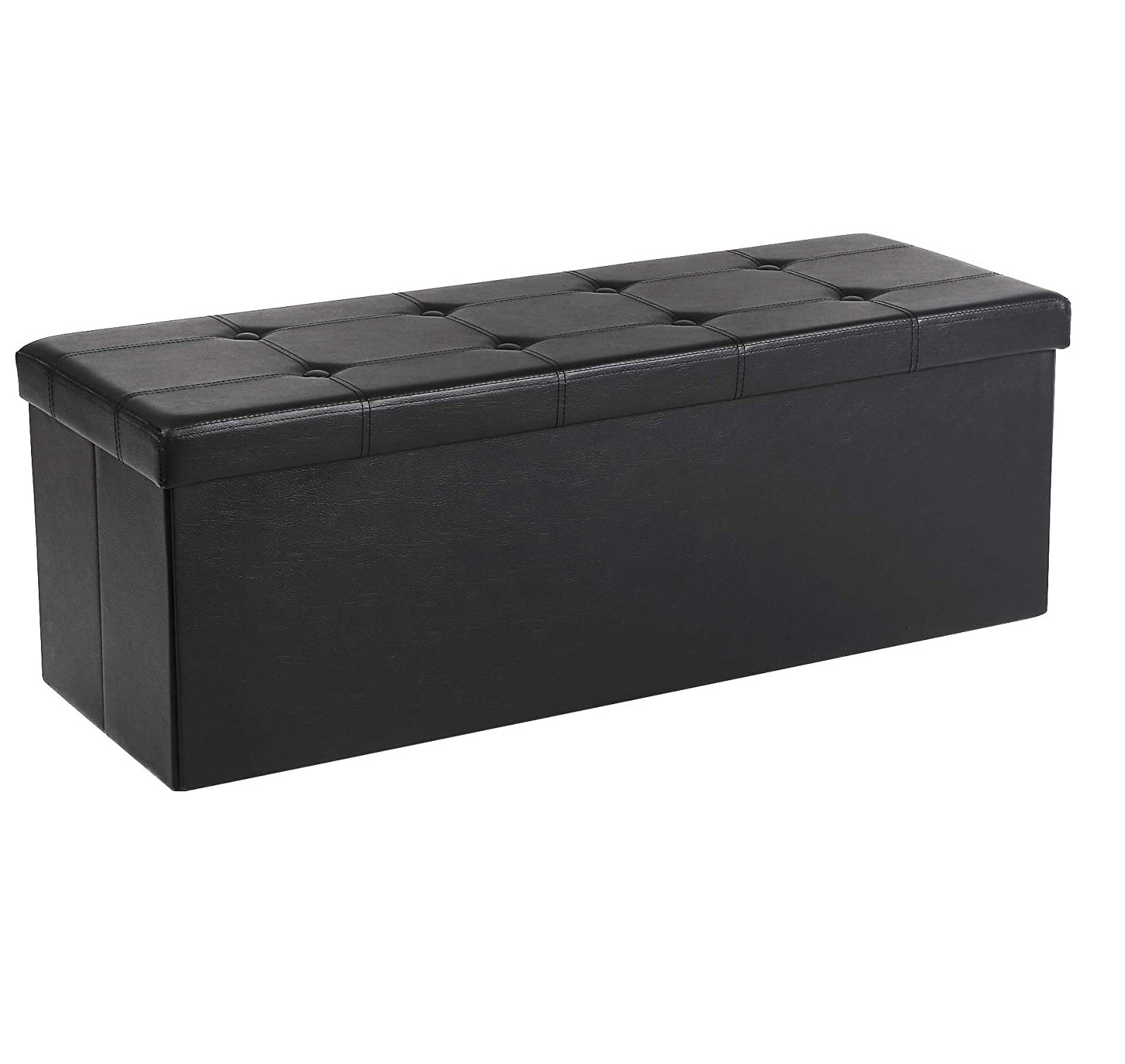 Banca 3 locuri cu spatiu depozitare, Negru