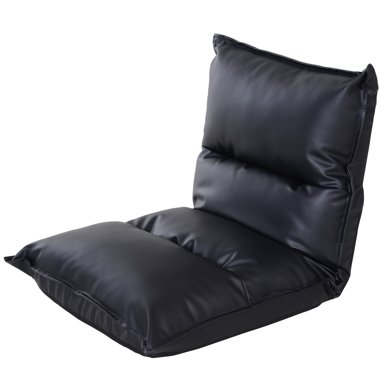 Puf tip scaun cu saptar reglabil, Negru, 55 x 45 x 67 cm familio.ro imagine noua 2022