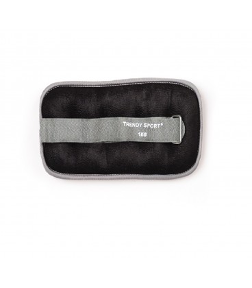 Greutate maini si picioare, Negru + Gri, 1.0 kg