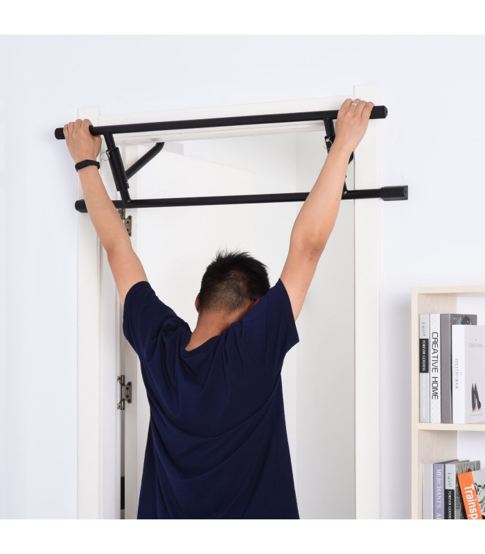 Bara tractiune pentru ramele usilor, Otel, Negru