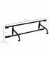Bara tractiune pentru ramele usilor, Otel, Negru