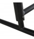 Bara tractiune pentru ramele usilor, Otel, Negru