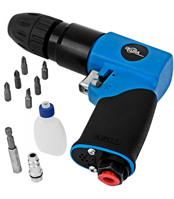 Set Masina de gaurit si insurubat (bormasina) pentru metal/plastic/lemn cu 20 accesorii, 6 bari, Valiza profesionala