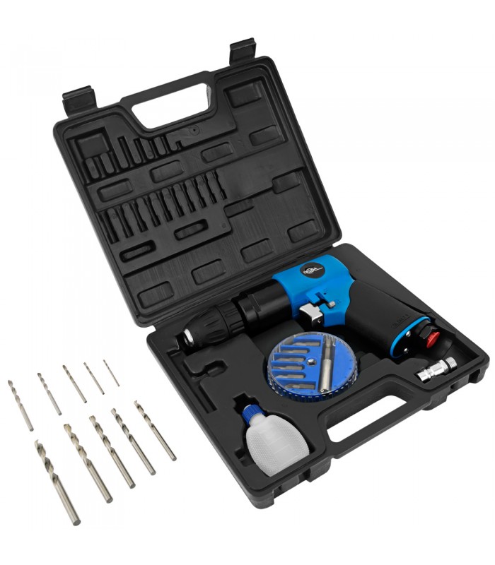 Set Masina de gaurit si insurubat (bormasina) pentru metal/plastic/lemn cu 20 accesorii, 6 bari, Valiza profesionala