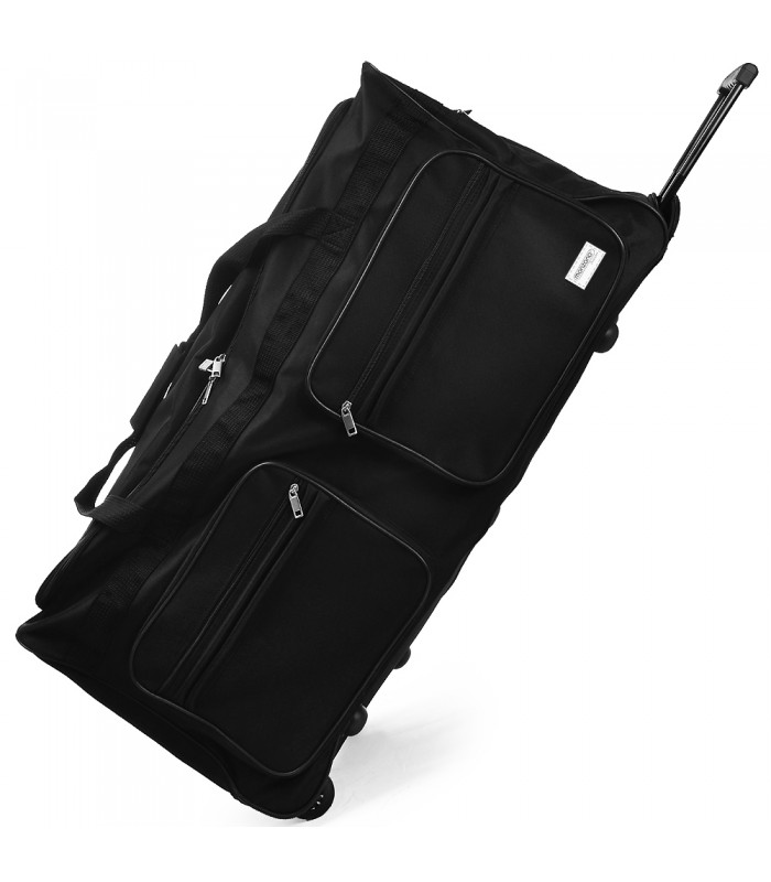 Geanta de voiaj XXL cu troler, 160 L, Negru