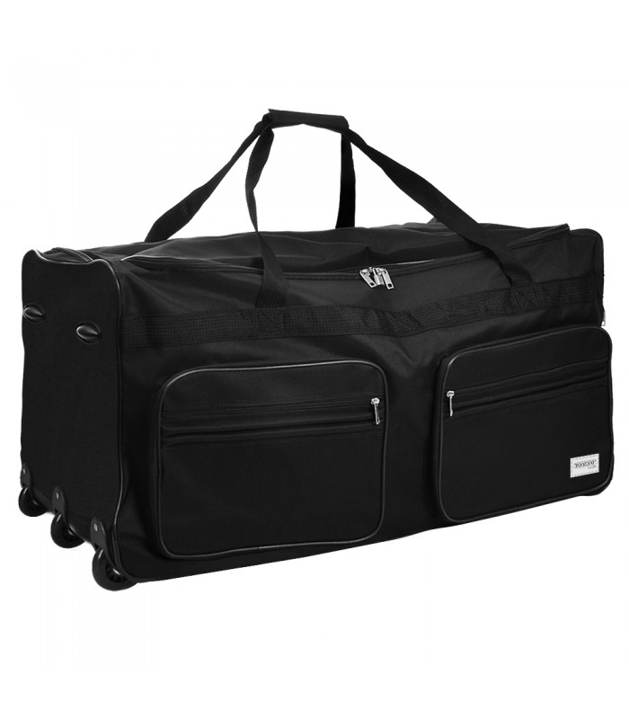 Geanta de voiaj XXL cu troler, 160 L, Negru