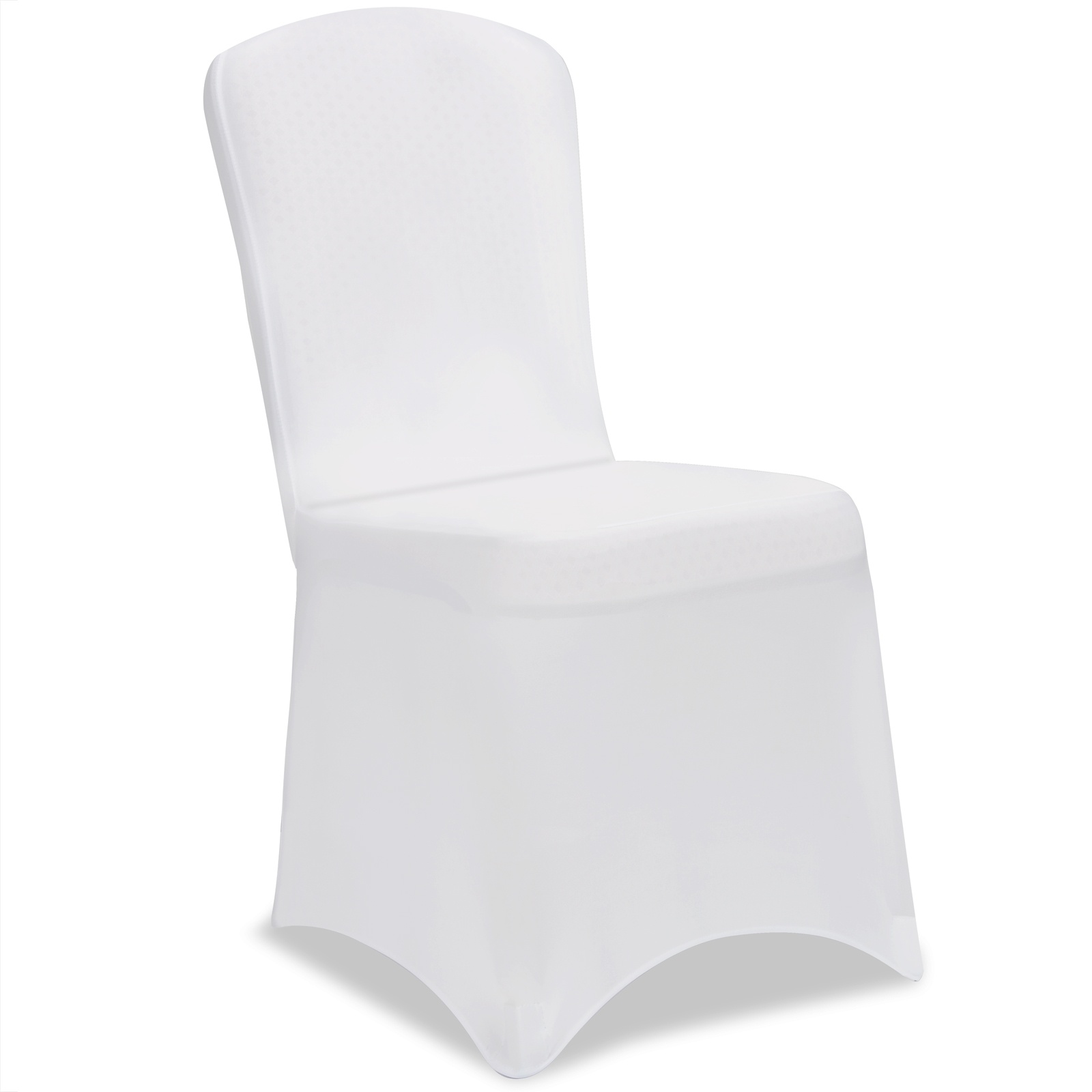 Husa elastica pentru scaun, Alb Alb