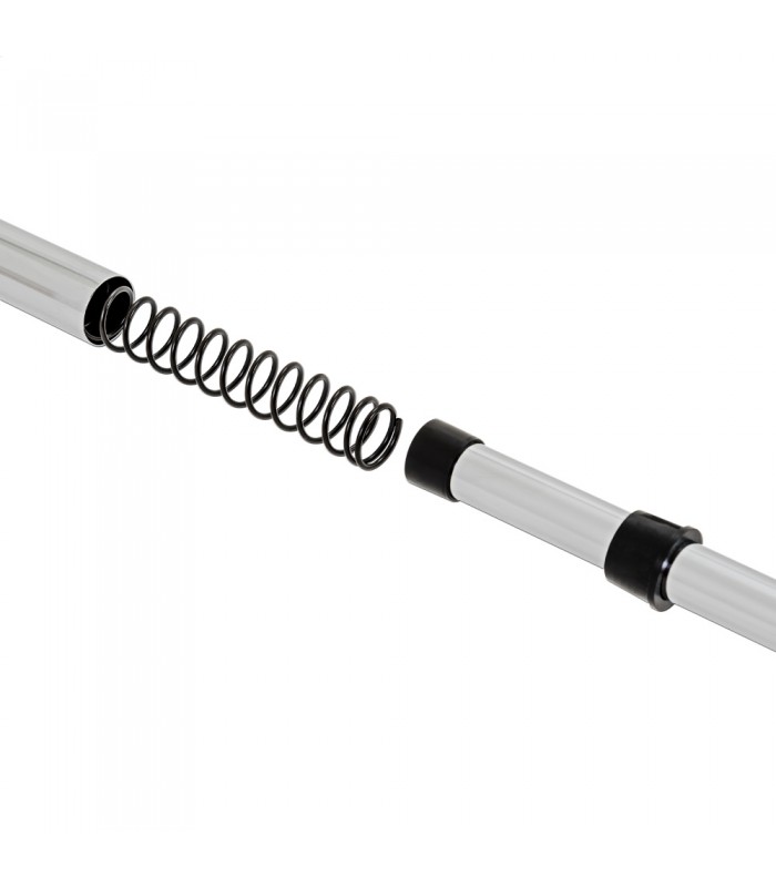 Raft telescopic pentru baie cu 4 niveluri, Reglabil 173-270cm