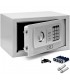 Seif electronic mobilier, Usa de 3.2 mm, Large, Otel, Gri, 31 x 20 x 20 cm