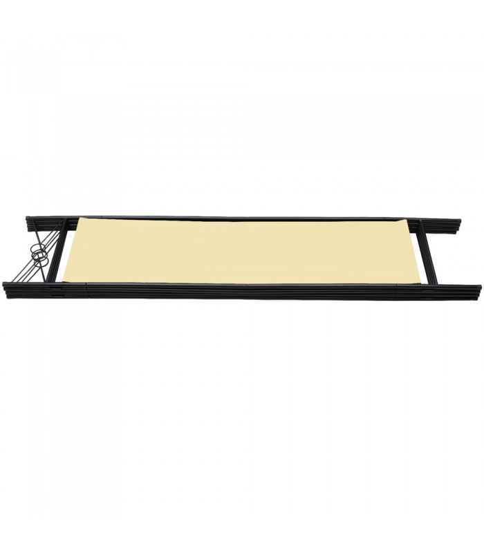 Paravan despartitor de camera, Crem, 180 x 163 cm