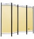 Paravan despartitor de camera, Crem, 180 x 163 cm