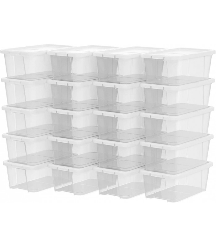 Set 20 cutii depozitare pantofi