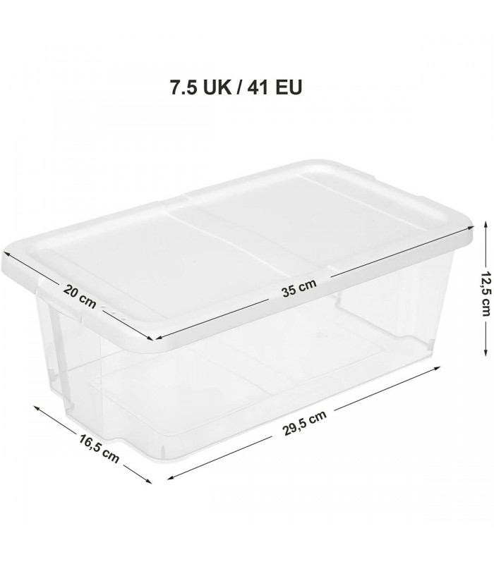 Set 20 cutii depozitare pantofi