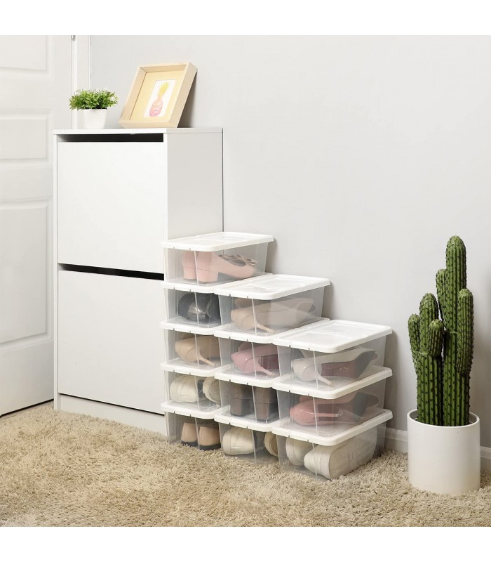 Set 20 cutii depozitare pantofi