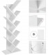 Raft de carti forma de copac, Alb