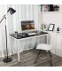 Birou modern, Negru/Alb