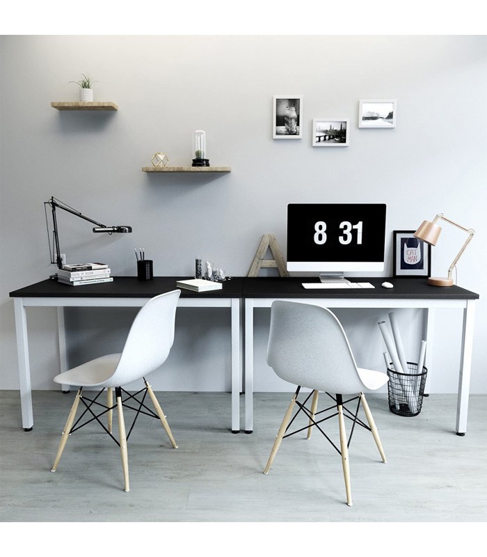 Birou modern, Negru/Alb