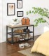 Suport pantofi, Design industrial. Gri vintage/Negru