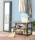 Suport pantofi, Design industrial. Gri vintage/Negru