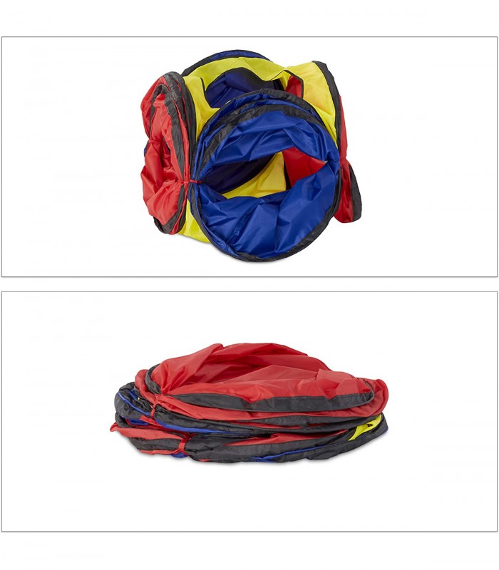 Tunel de joaca pentru copii XXL, Multicolor