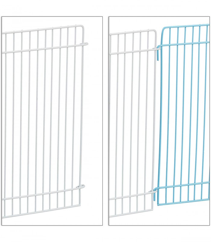 Tarc pentru animale mici de companie, 8 elemente, H 24 cm, Multicolor