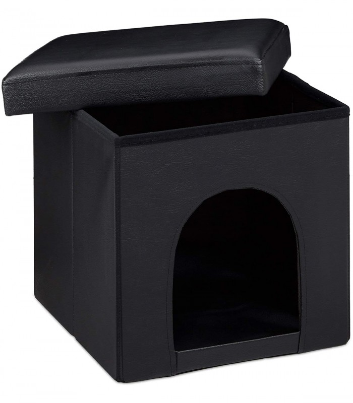 Taburet/Culcus pentru caini, Negru