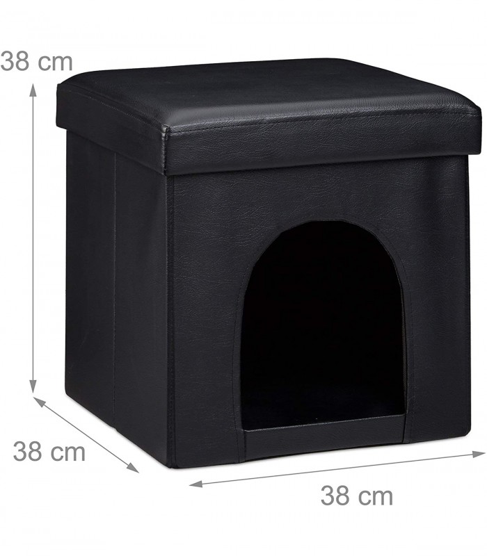 Taburet/Culcus pentru caini, Negru