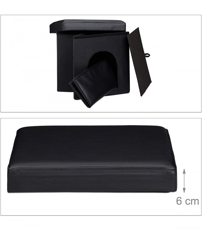Taburet/Culcus pentru caini, Negru