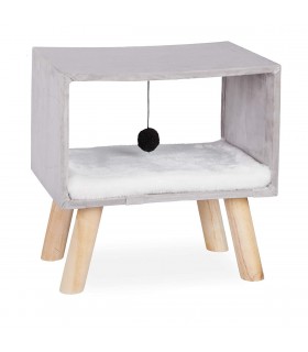 Scaun pentru pisici, Alb