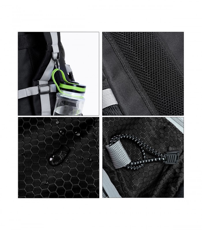 Rucsac exterior 40L, Negru