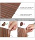 Protectie vizuala gradina, PVC, Maro, 1.2 x 3 m