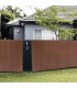 Protectie vizuala gradina, PVC, Maro, 1.2 x 3 m