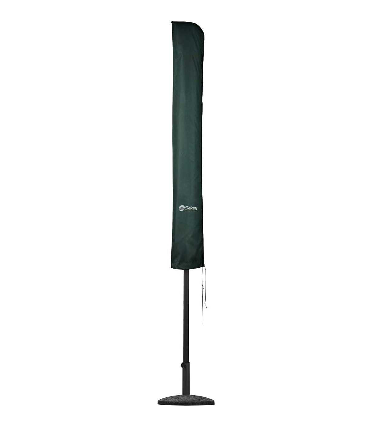 Husa umbrela, poliester, verde, 136 x 23.5/25 cm