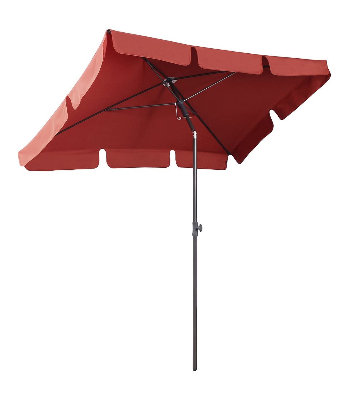 Umbrela soare patrata, UV50+, Rosu, 200 125 cm familio.ro