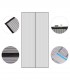 Perdea magnetica usa, Gri, 220 x 100 cm