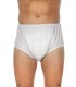 Chilot clasic incontinenta nivel 5, Unisex,  PVC, Alb, Mar 50