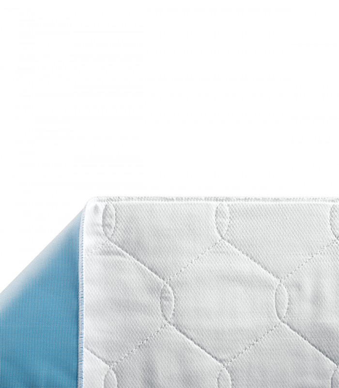 Aleza protectie saltea volum absorbtie 3196 ml/m2, Suprima, Bumbac, Alb, 85 x 90 cm