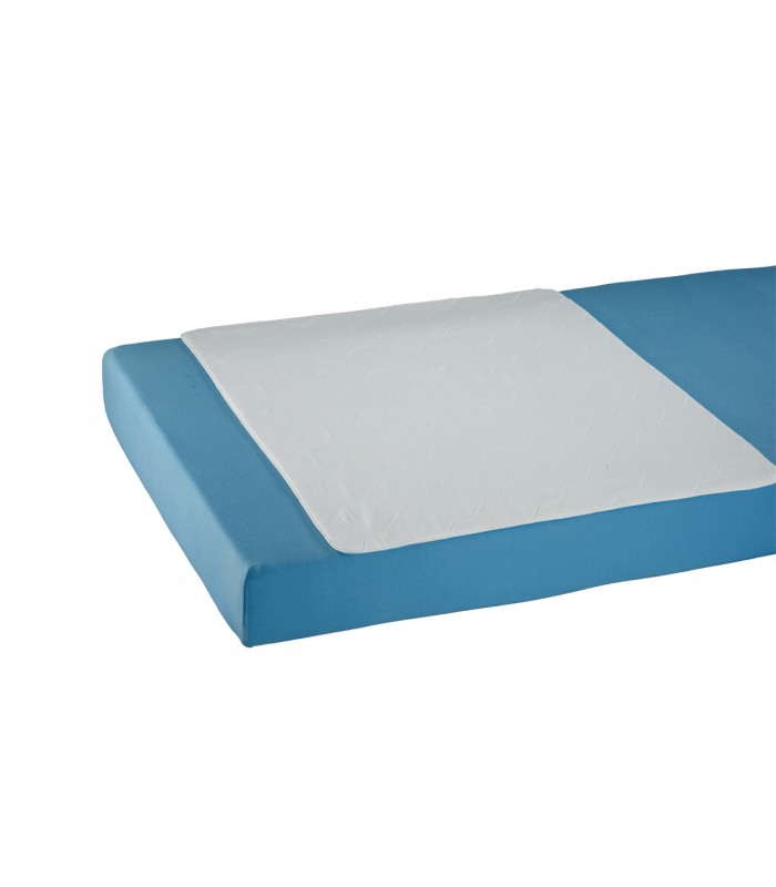 Aleza protectie saltea volum absorbtie 3196 ml/m2, Suprima, Bumbac, Alb, 85 x 90 cm