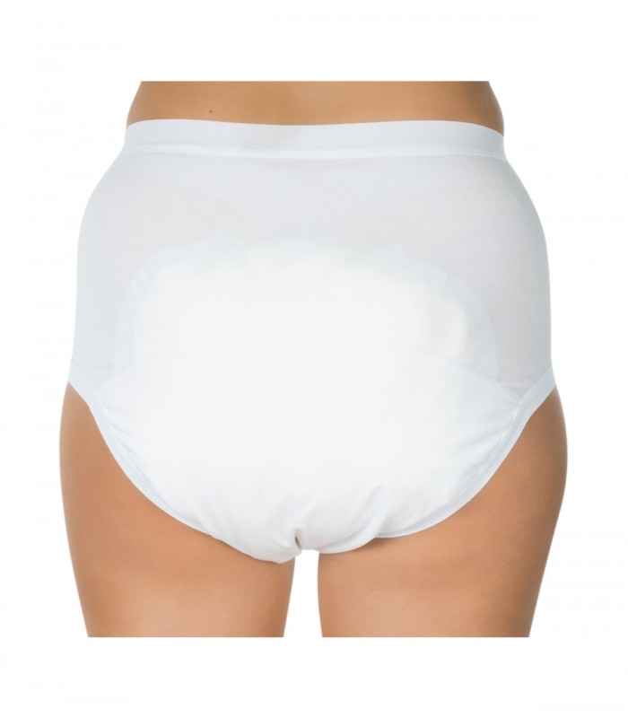 Chilot incontinenta nivel 3/5, Suprima, Bodyguard, Dama, Alb, Mar L