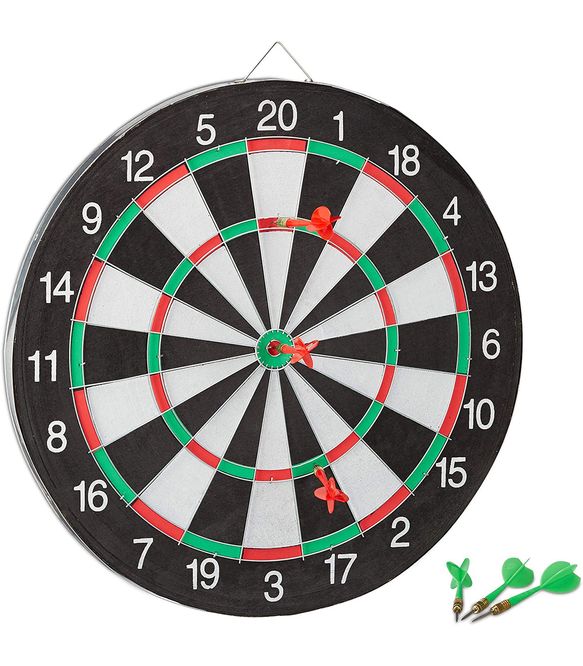 Joc darts cu 2 fete Board X2, 6 sageti varf metalic, 43 cm activitati pret redus imagine 2022 2