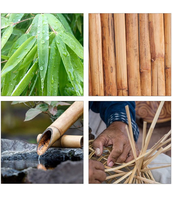 Suport uscator vase, Bambus, Natur