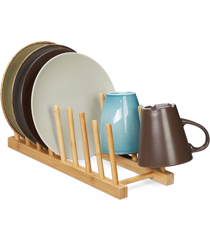 Suport uscator vase, Bambus, Natur