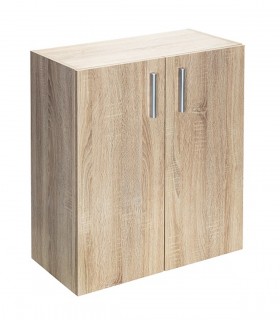 Dulap multifunctional cu usi Vela, 2 compartimente, Stejar