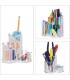 Suport accesorii birou/produse cosmetice, Transparent